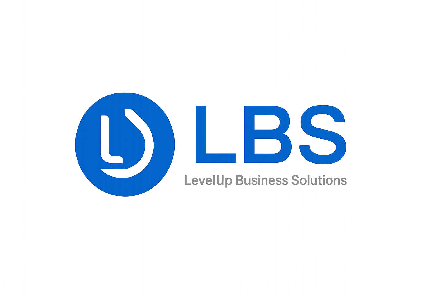LevelUp Business Solutions logo featuring the LBS mark and modern business branding